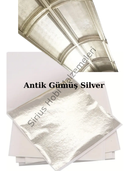 Yaprak Varak Epoksi - Mum - Sabun-Gypsum Alçı5li&10lu 16x16 cm