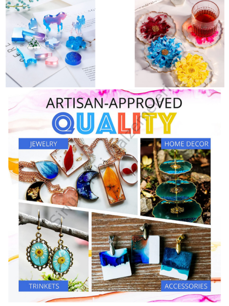 Sirius İnce Döküm Epoksi Reçine – Takı, Kalıp ve Hobi Uygulamaları İçin Şeffaf Reçine 1 kg