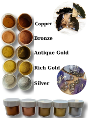 Epoksi 5 Renk Metalik Toz Pigment Boya 10 gr