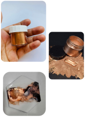Epoksi 5 Renk Metalik Toz Pigment Boya 10 gr
