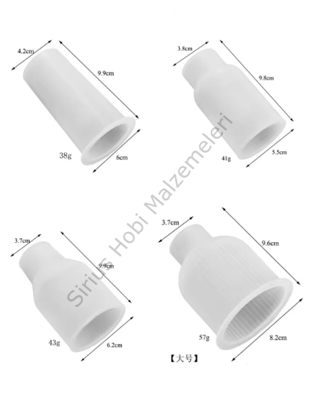 Epoksi Mum Alçı Tasarım Vazo Kalıpları