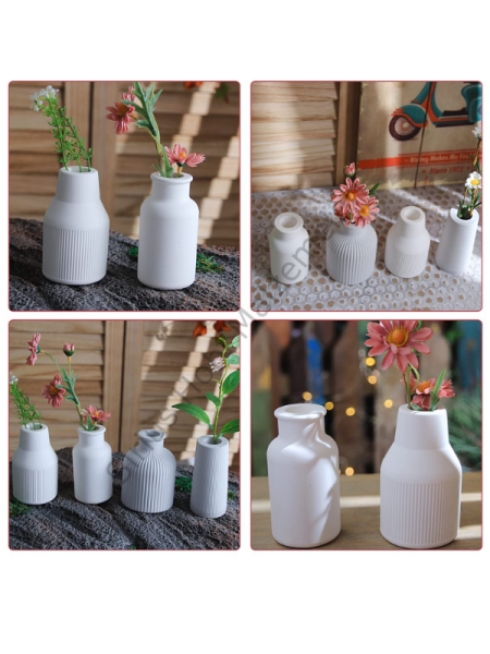 Epoksi Mum Alçı Tasarım Vazo Kalıpları