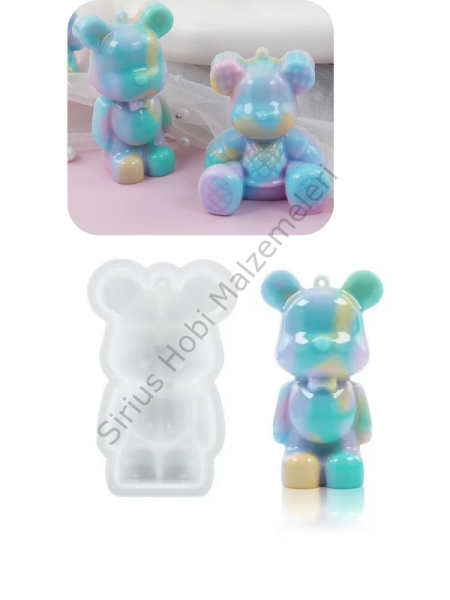 Epoksi Reçine  Ayıcık Anahtarlık Kalıpları