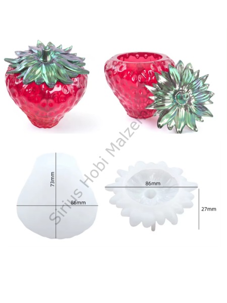 Epoksi Alçı Çilek Kutusu Kalıbı