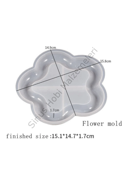 Epoksi Reçine Alçı Tabak Sunumluk Kalıpları