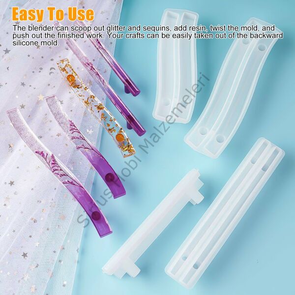 Epoksi Reçine Tepsi Kulpu Silikon Kalıbı