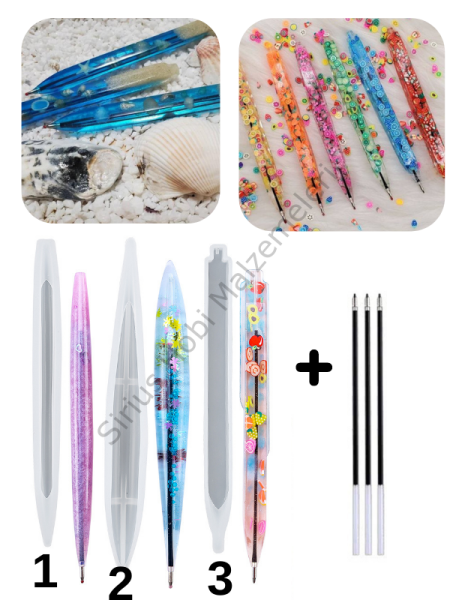 Epoksi Reçine  Kalem Silikon  Kalıbı