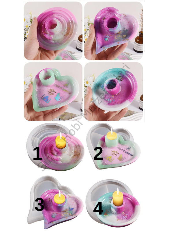 Epoksi Alçı Mumluk Şamdanlık Kalıpları