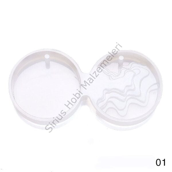 Epoksi Ada Dağ Tekli Kolye Kalıpları