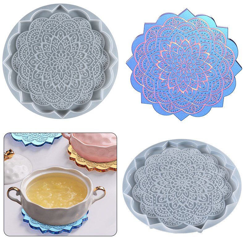 Epoksi Mandala 20 cm Sunumluk Kalıbı