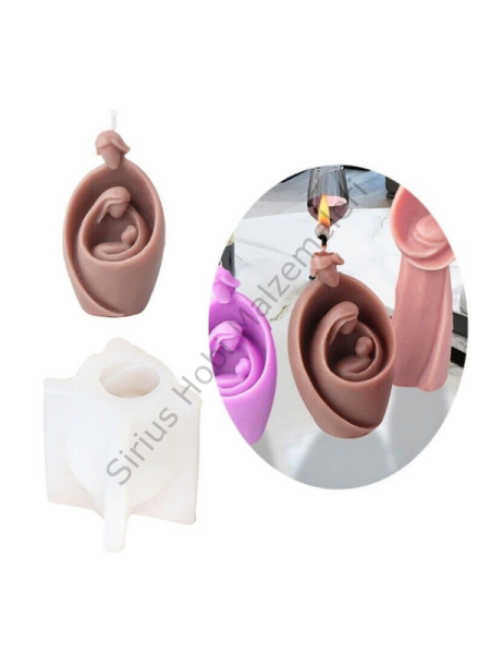 Aromaterapi Anne Bebek Baba Aile  Mum Kalıbı