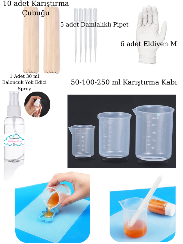 Epoksi Karışım Döküm Seti