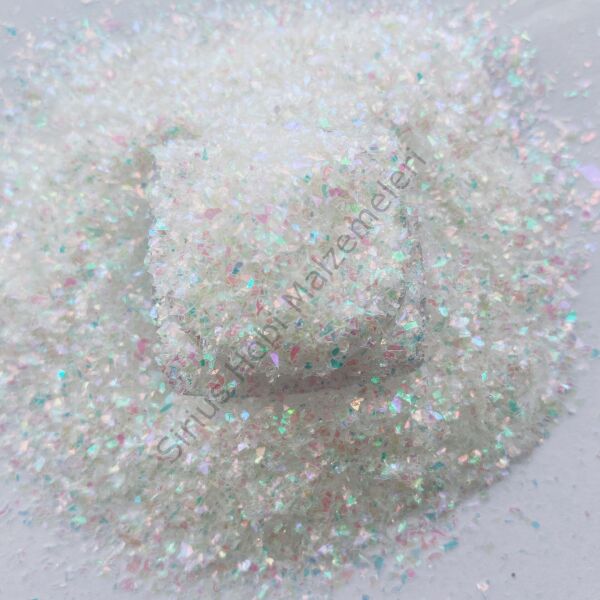 Epoksi Chunky Glitters  White Finex 4gr