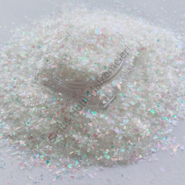 Epoksi Chunky Glitters  White Finex 4gr