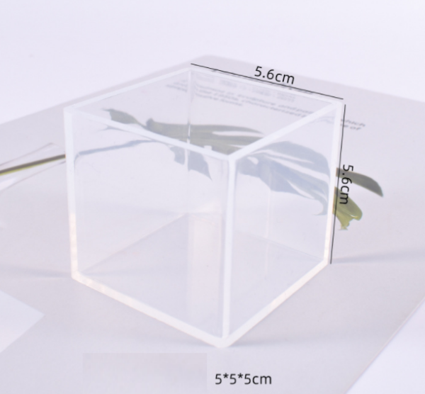 Epoksi 3d Şeffaf  Küp Kalıbı 5x5x5 cm