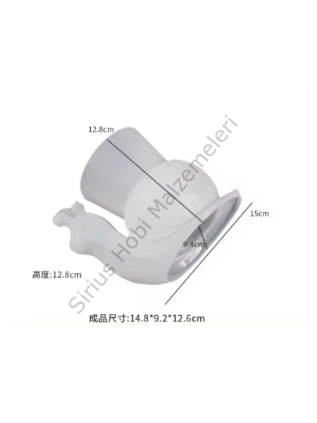 Epoksi Mum Alçı  Salyangoz Biblo Kalıbı