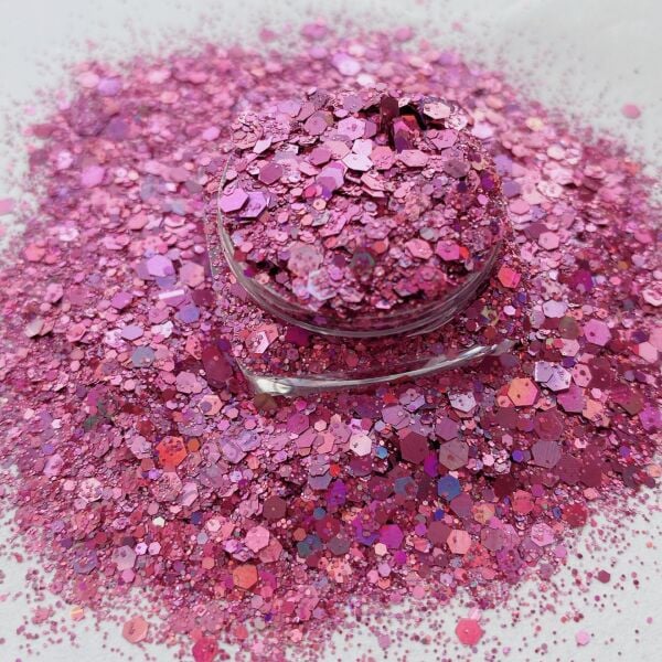 Epoksi Chunky Glitters Lila3 4 gr