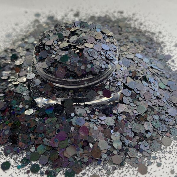 Epoksi Chunky Glitters Night Black 1 4 gr