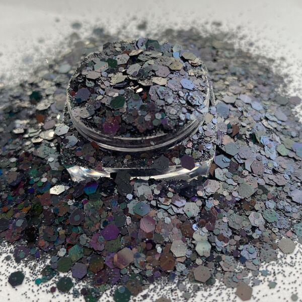 Epoksi Chunky Glitters Night Black 1 4 gr