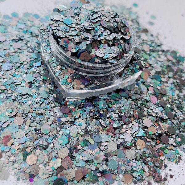 Epoksi Chunky Glitters Night Black 2  4 gr