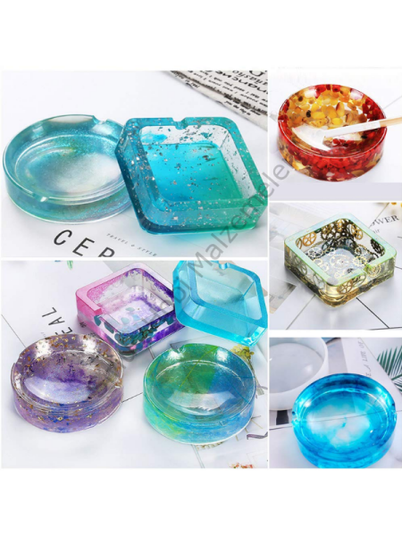 Epoksi Reçine Kültablası Küllük Kalıpları 2