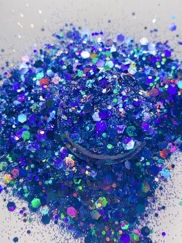 Epoksi Chunky Glitters Sky Blue 4gr