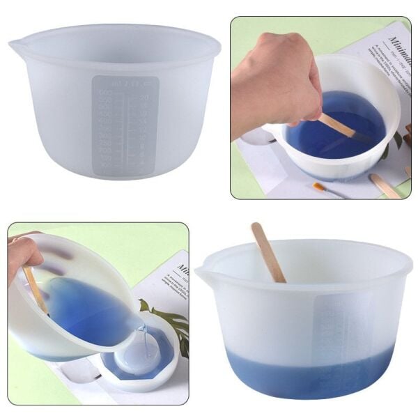 Epoksi Mum Beton  600 ml Beher Karıştırma Kabı