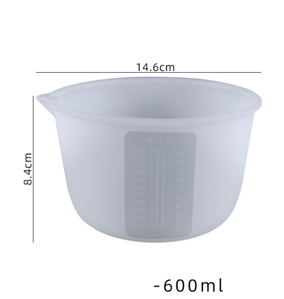 Epoksi Mum Beton  600 ml Beher Karıştırma Kabı