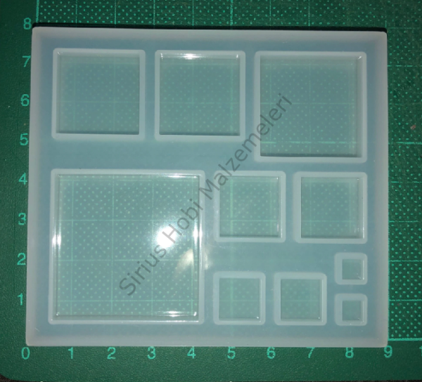 Epoksi  Çoklu Kare Kalıbı