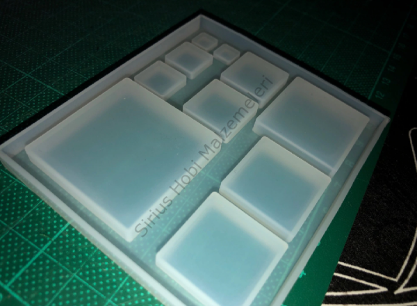 Epoksi  Çoklu Kare Kalıbı