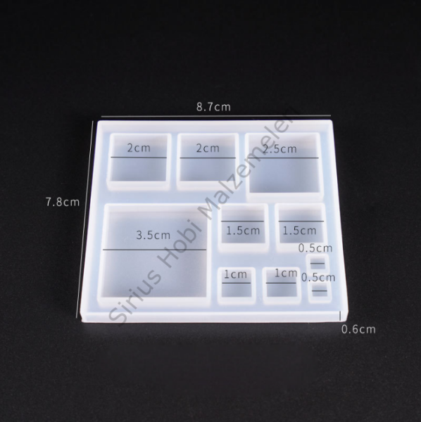 Epoksi  Çoklu Kare Kalıbı