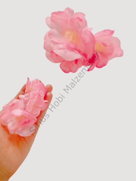 Epoksi Gece Lambası Tasarımlarınız İçin Yapay Pembe Çiçek 1 Dal