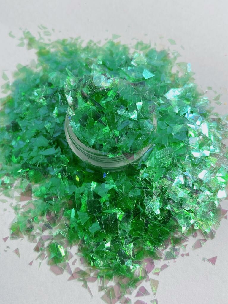 Resin Glitter Flakes Green 2,5gr