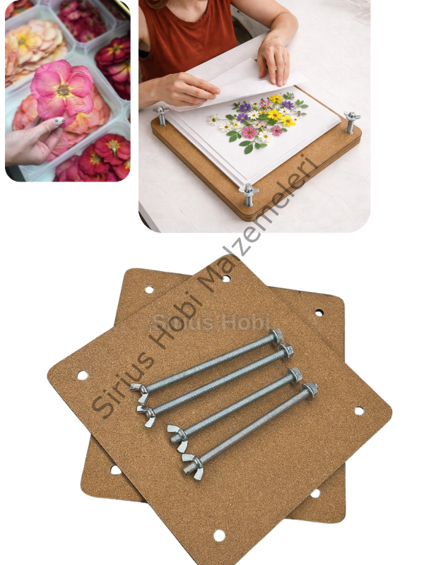 Epoksi Reçine Çiçek Press Seti