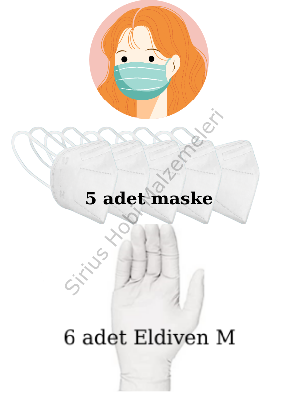 Maske ve eldiven seti