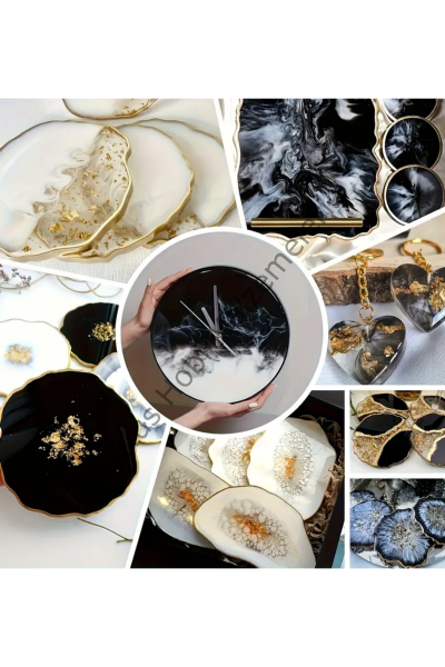 Resin Day's Opak ve Transparan Epoksi Renkli Pigment Boya – 10 ml UV Reçine Uyumlu