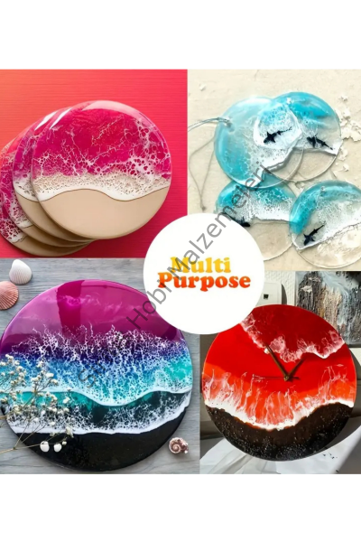 Resin Day's Opak ve Transparan Epoksi Renkli Pigment Boya – 10 ml UV Reçine Uyumlu