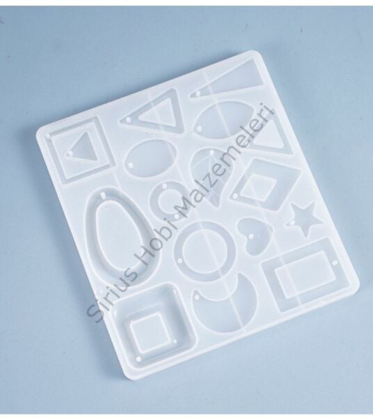 Epoksi Reçine Kolye Küpe Silikon  Kalıbı