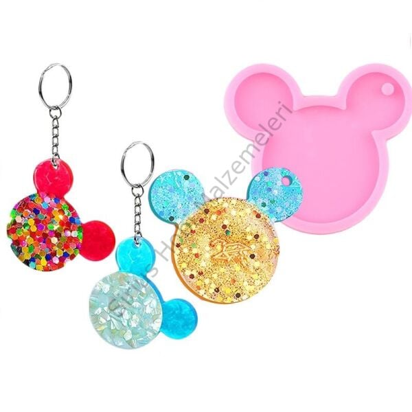 Epoksi Mickey Anahtarlık Kalıbı