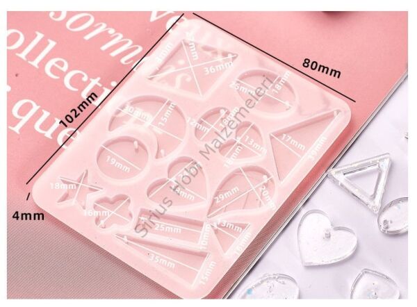 Epoksi Kolye Küpe Kalıbı