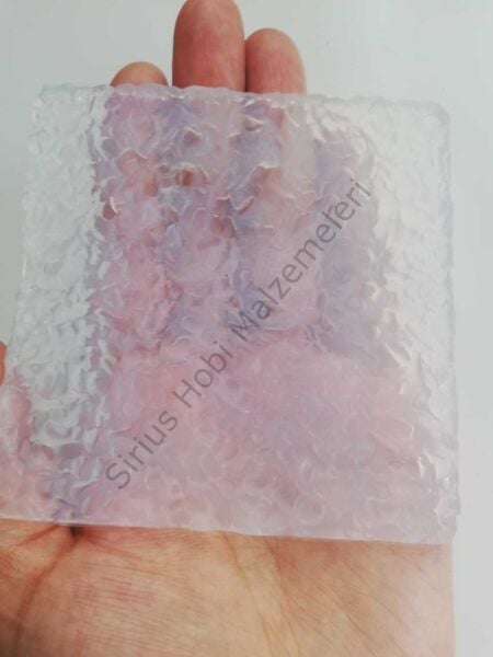 Epoksi Kuvars  Tepsi Bardak Altlığı Ortası Kare