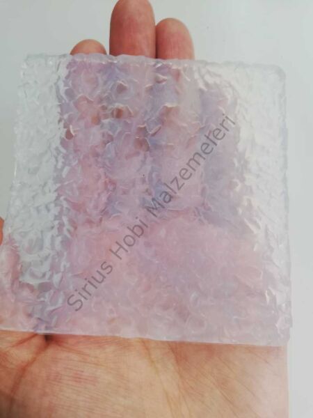 Epoksi Kuvars  Tepsi Bardak Altlığı Ortası Kare