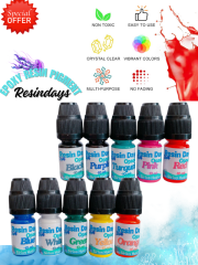 Epoksi Reçine Opak (Uv Reçine uyumlu ) Konsantre Extra Parlak  Sıvı Pigment 10 ml