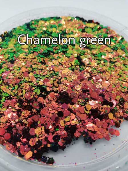 Epoksi Chunky  Glitters Chamelon Green 4 gr