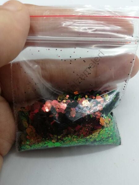 Epoksi Chunky  Glitters Chamelon Green 4 gr