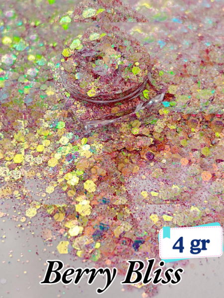 Epoksi- Mum-Makyaj-Tırnak-Sabun Simi Pulu Glitter Berry Bliss 4 gr