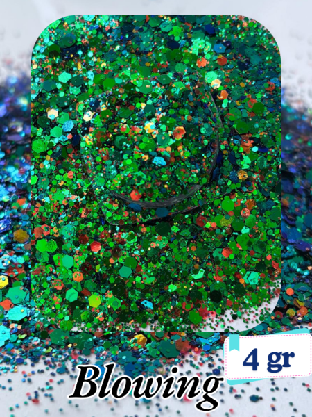 Epoksi- Mum-Makyaj-Tırnak-Sabun Simi Pulu Glitter Blowing 4 gr