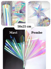 Epoksi Reçine için Hologram Folyosu 1 adet 50x25 cm