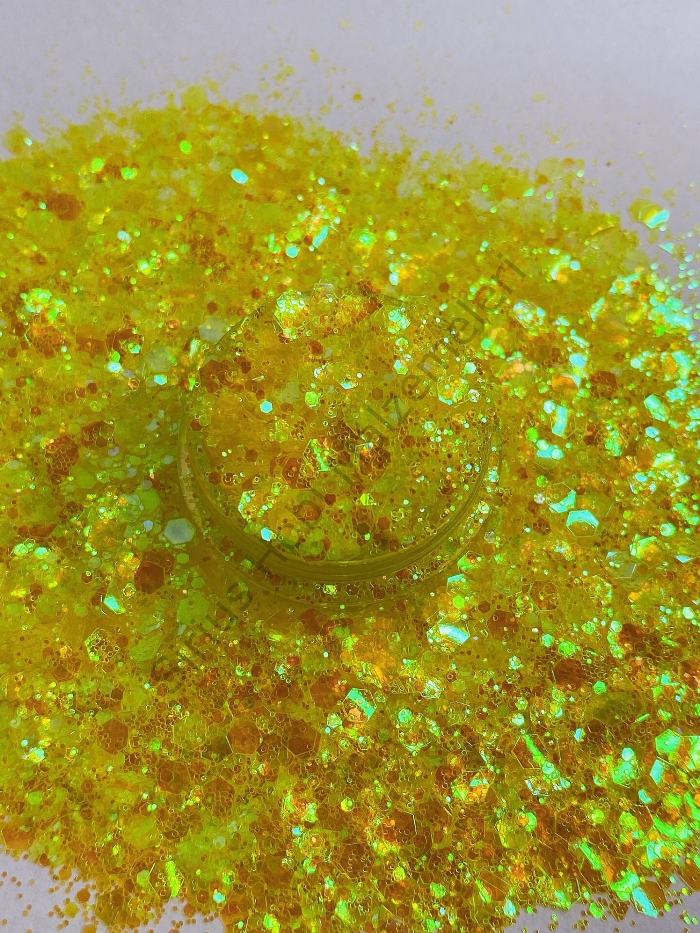 Epoksi Chunky Glitters Dark Yellow 4 gr