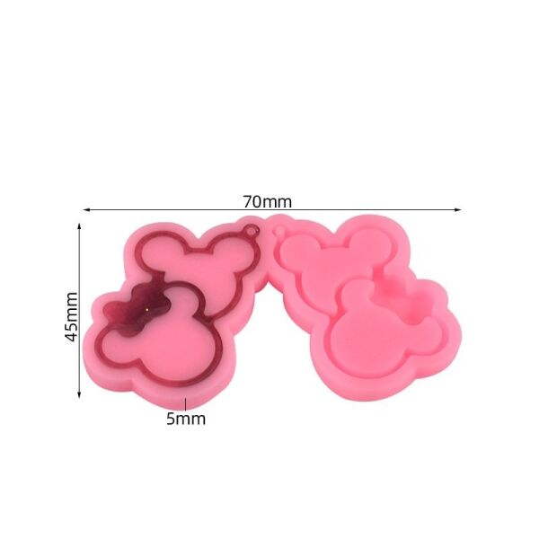 Epoksi Mini Mickey Küpe Kalıbı 2